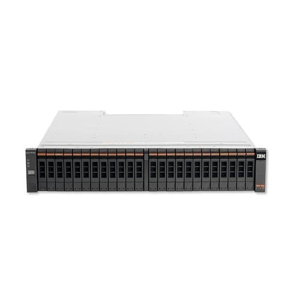 نمای جلویی محفظه کنترل IBM Storwize V7000 Gen2 2076-524 با ۲۴ جایگاه درایو