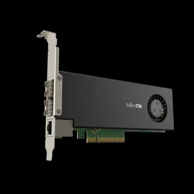 نمای دیگر از کارت MikroTik CCR2004-1G-2XS-PCIe