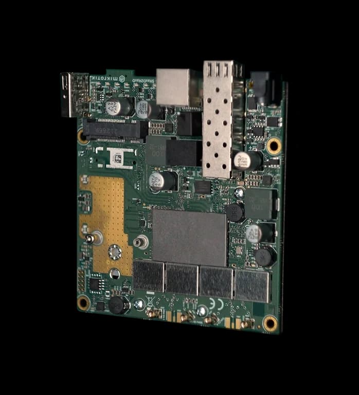 MikroTik L23UGSR-5HaxD2HaxD board, plain product view