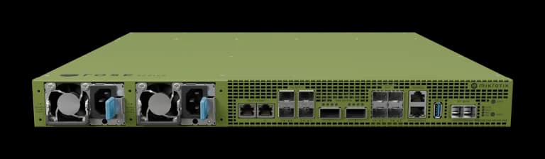 ROSE Data server (RDS), rear product view