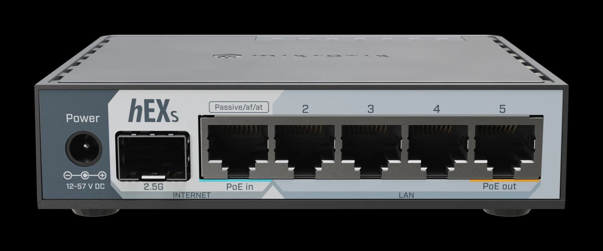 MikroTik hEX S (2025) — official product image 2458