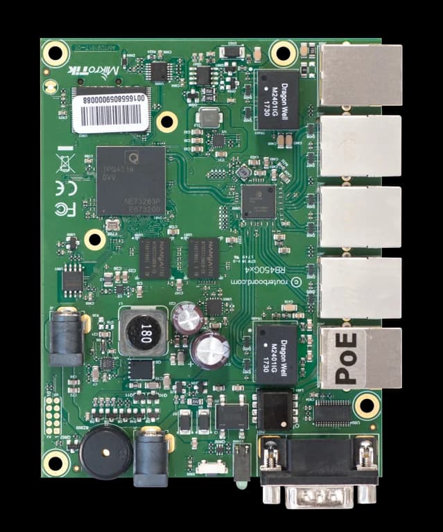 روتر MikroTik RB450Gx4، نمای اصلی