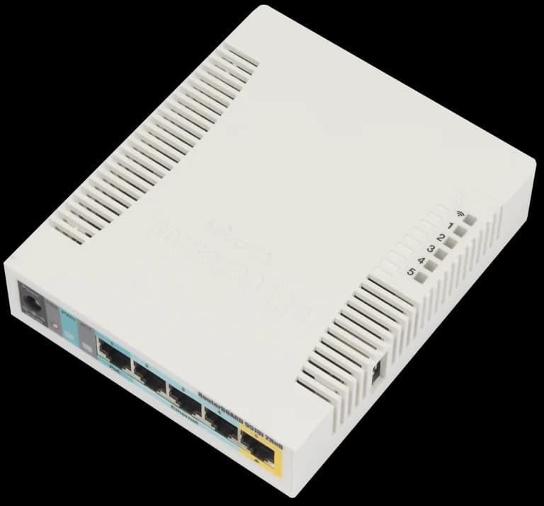 نمای دستگاه اکسس پوینت میکروتیک RB951Ui-2HnD