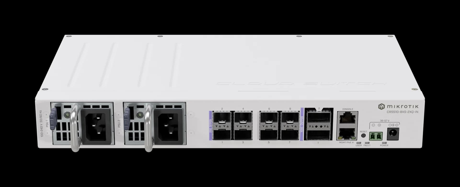 MikroTik CRS510-8XS-2XQ-IN نمای اصلی، تصویر رسمی