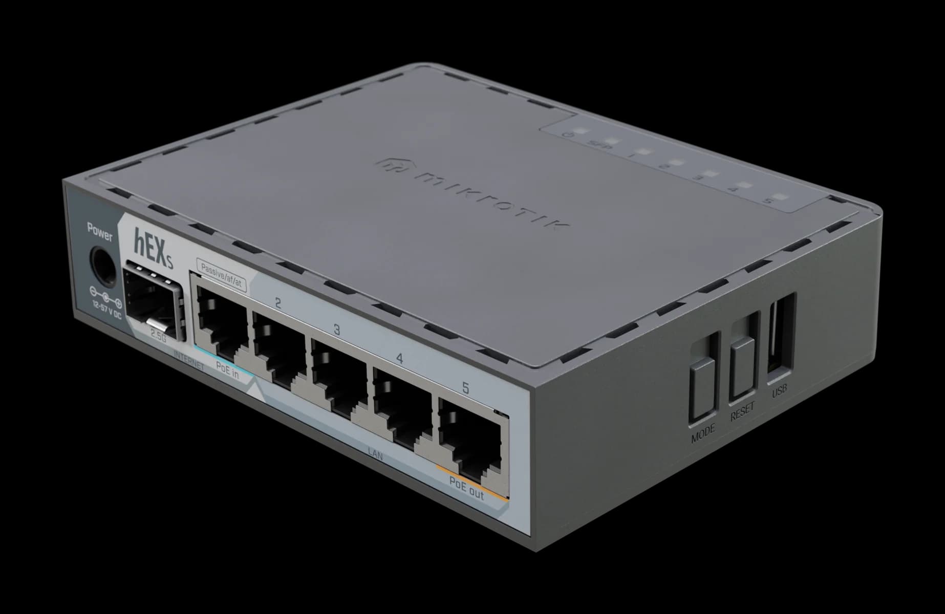 MikroTik hEX S (2025) — official product image 2459