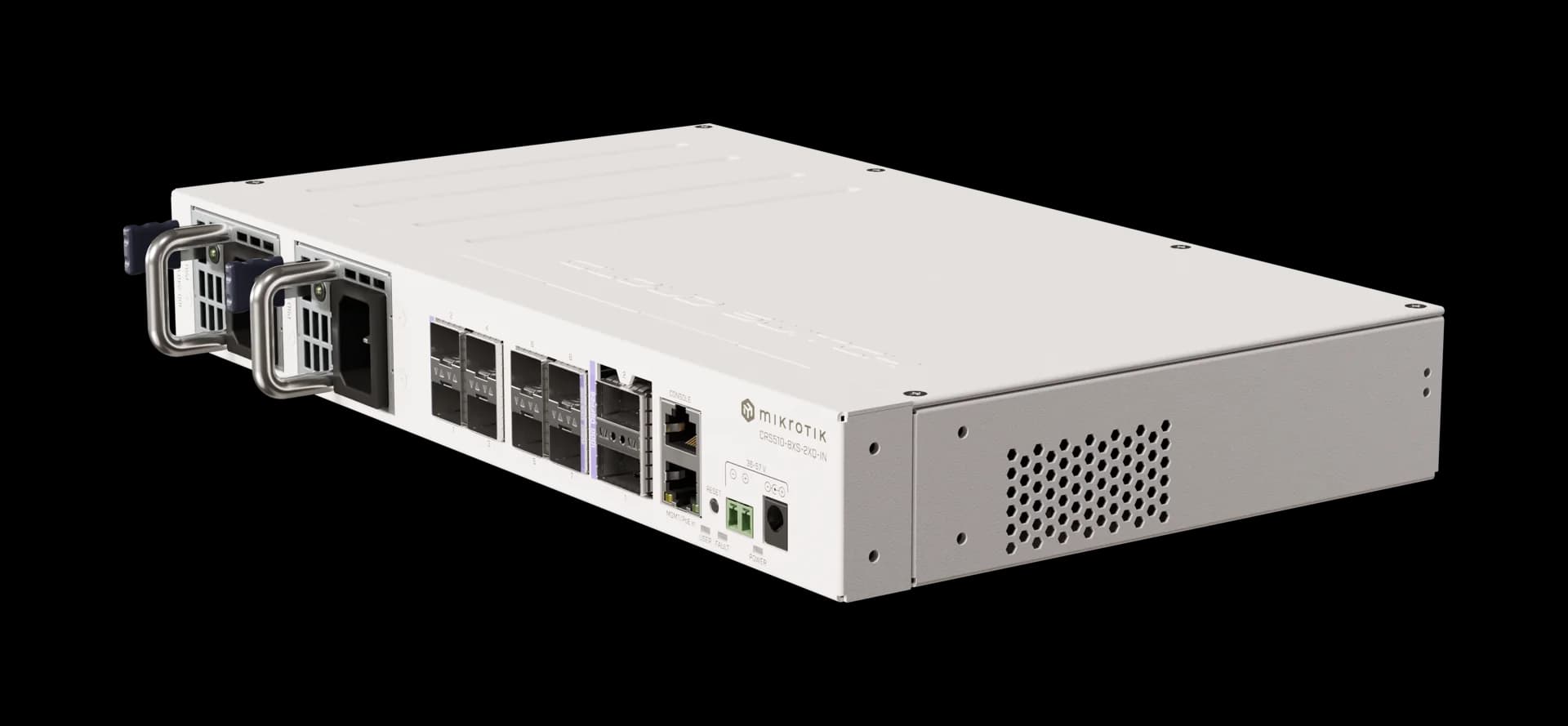 MikroTik CRS510-8XS-2XQ-IN نمای سوم، تصویر رسمی