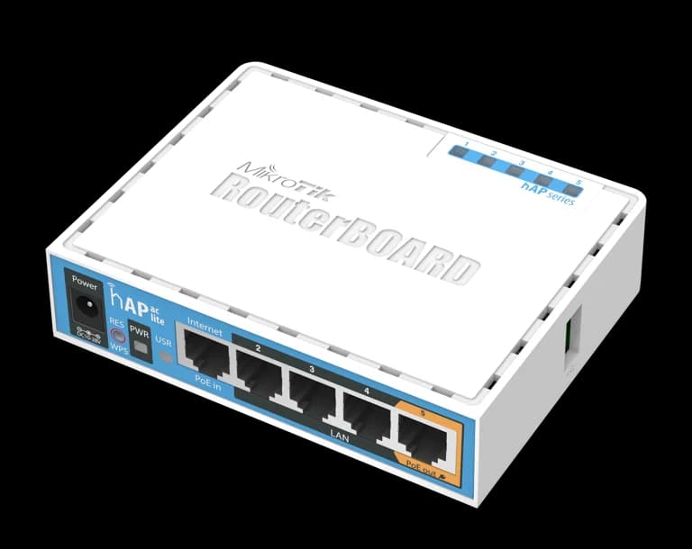 روتر بی‌سیم MikroTik hAP ac lite مدل RB952Ui-5ac2nD نمای اصلی