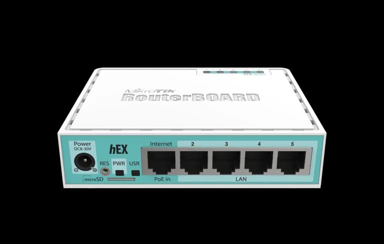 MikroTik hEX RB750Gr3, main product view