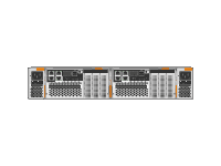 تصویر فنی نمای پشت IBM Storwize V7000 Gen2 مدل 2076-524