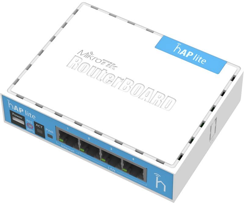 تصویر رسمی روتر MikroTik hAP lite مدل RB941-2nD
