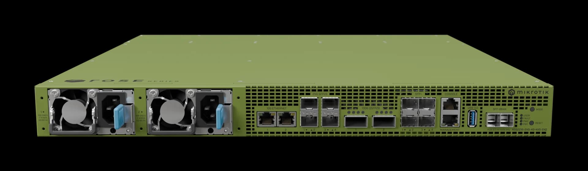 MikroTik ROSE Data server (RDS), نمای پشت