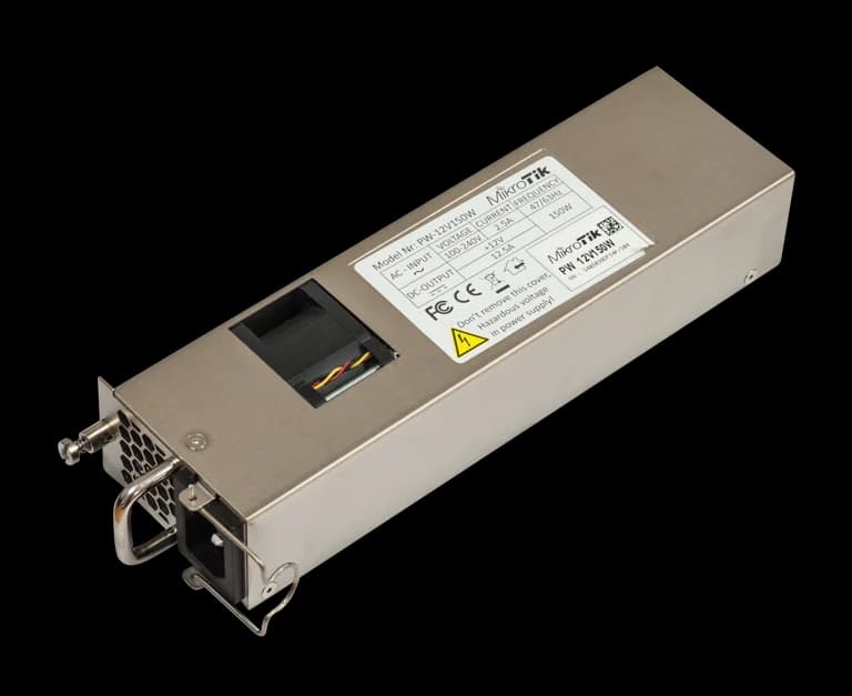 منبع تغذیه MikroTik 12POW150، نمای اصلی