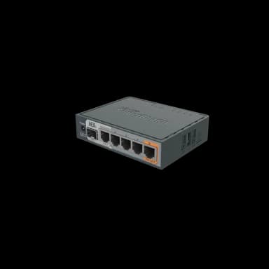 MikroTik hEX S router, alternate view