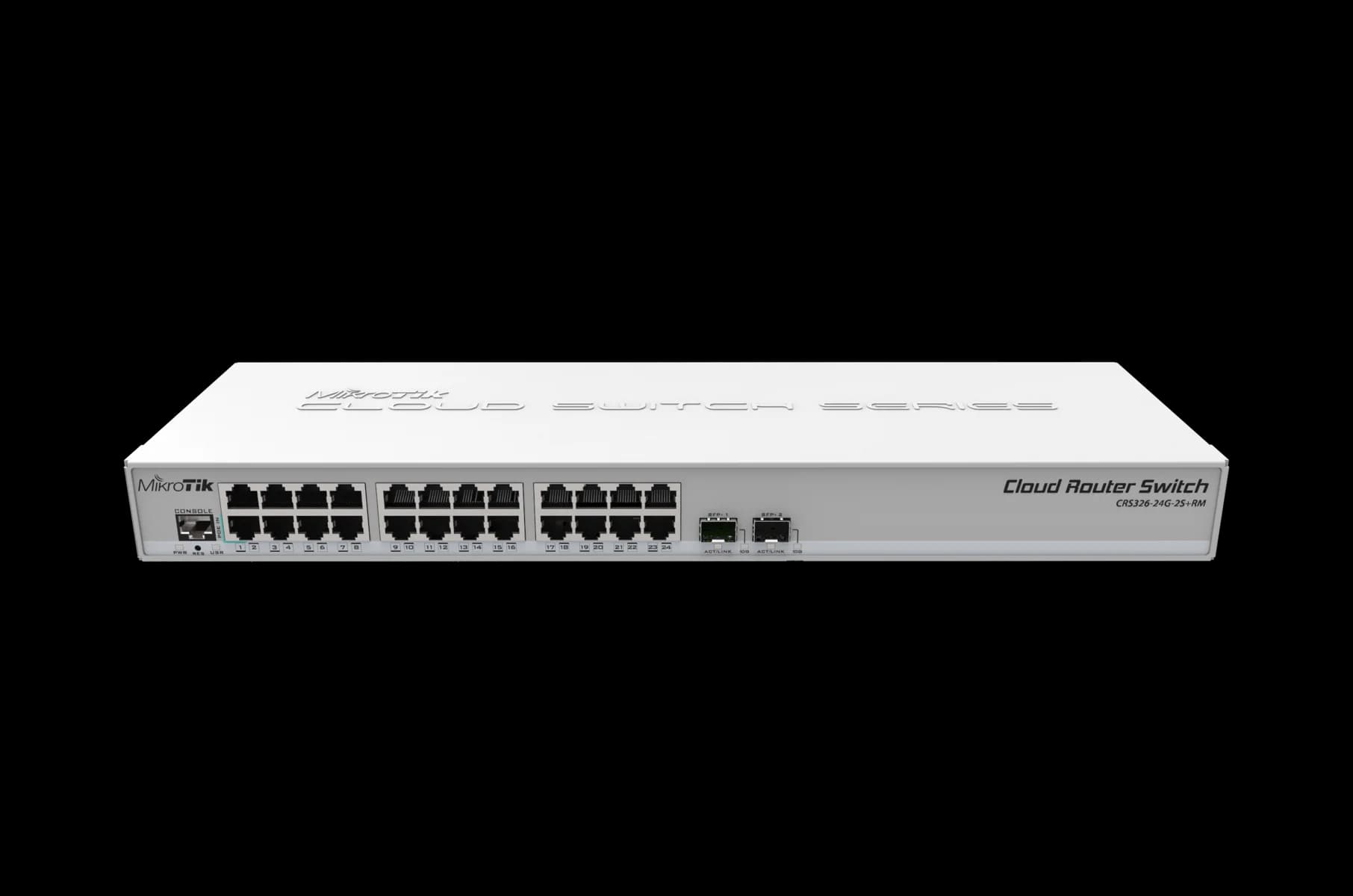 MikroTik CRS326-24G-2S+RM نمای اصلی رسمی