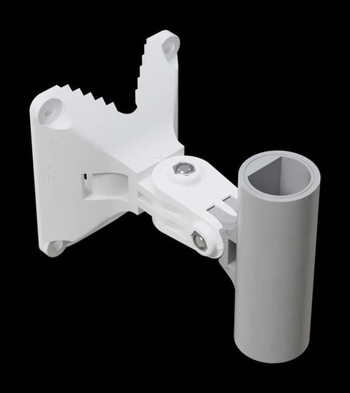 MikroTik QMP wall mount adapter on plain background