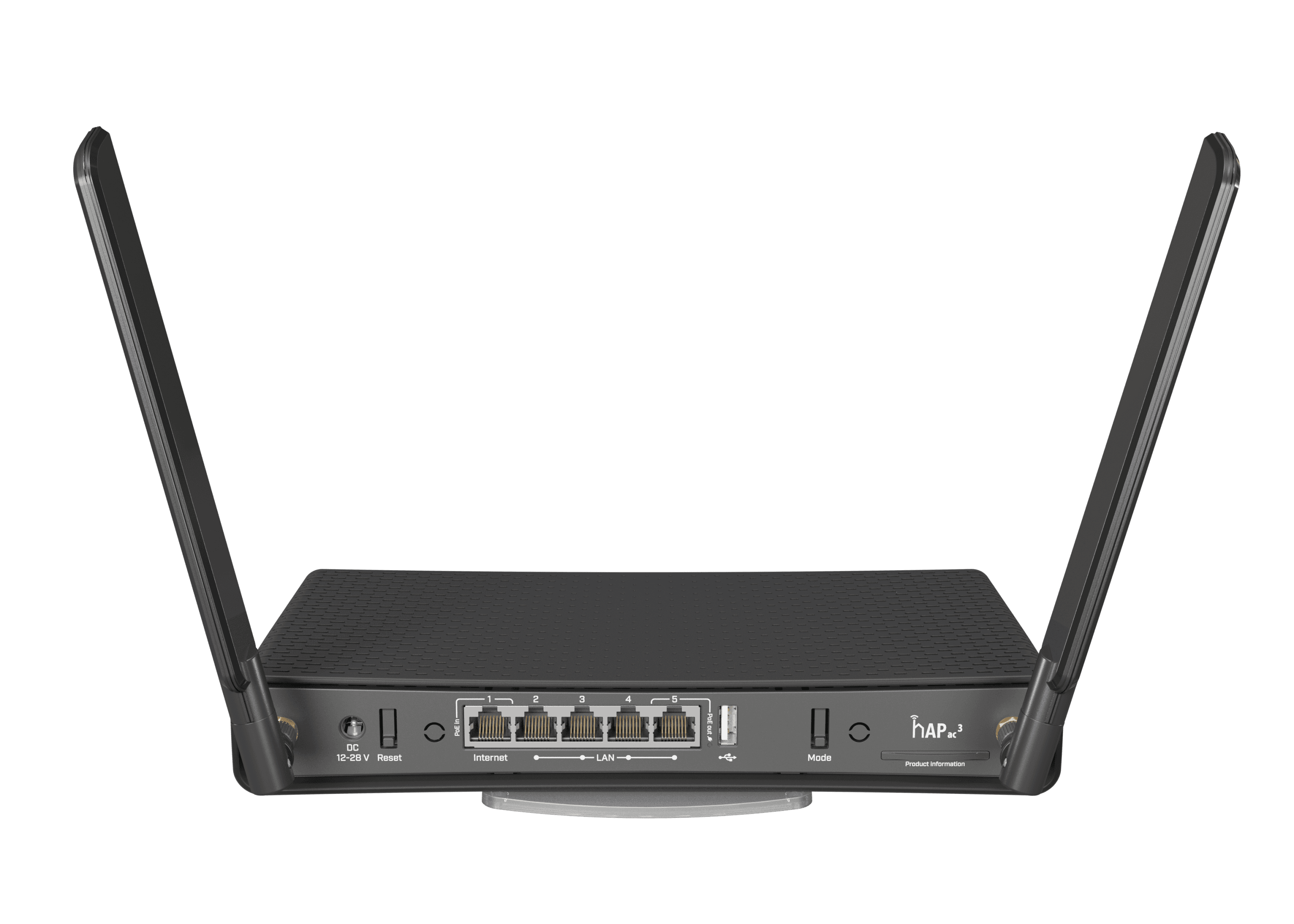 MikroTik hAP ac³ router, front view
