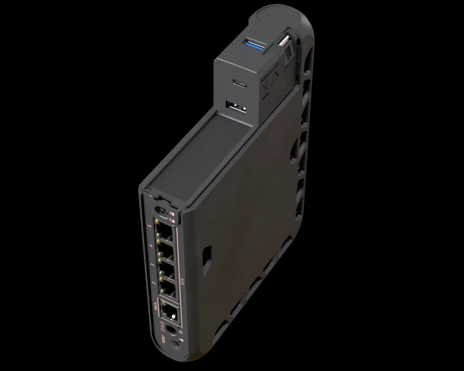 تصویر رسمی MikroTik hAP be³ Media، نمای ۷