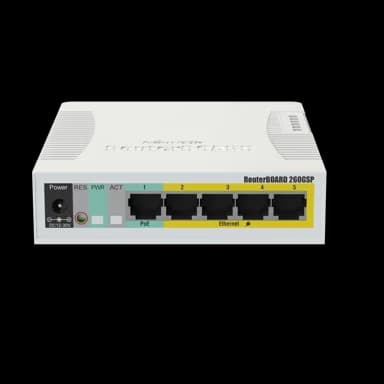 نمای دیگر سوئیچ MikroTik RB260GSP