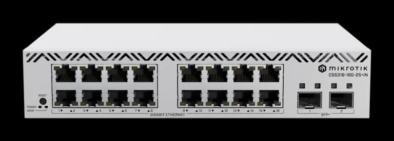 سوئیچ MikroTik CSS318-16G-2S+IN نمای اصلی
