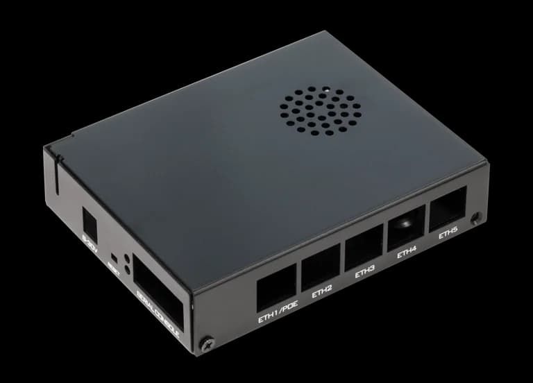 MikroTik CA150 black aluminium indoor case