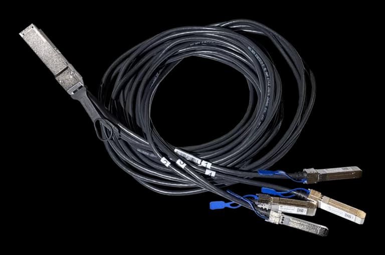 MikroTik DQ+BC0003-DS+ QSFP56 break-out cable
