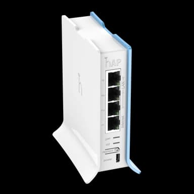 نمای سوم روتر MikroTik hAP lite TC