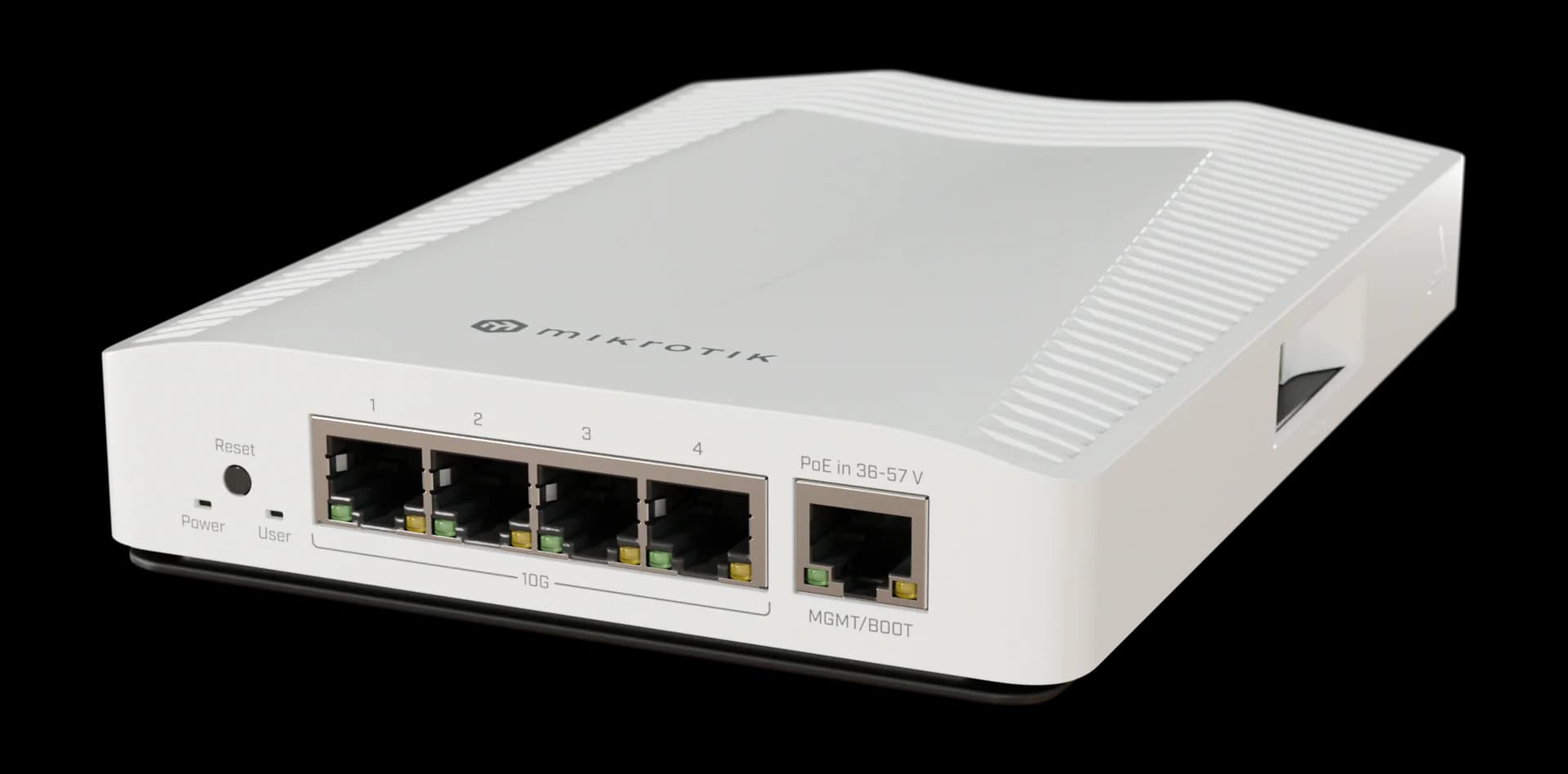 MikroTik CRS304-4XG-IN، نمای رسمی دوم